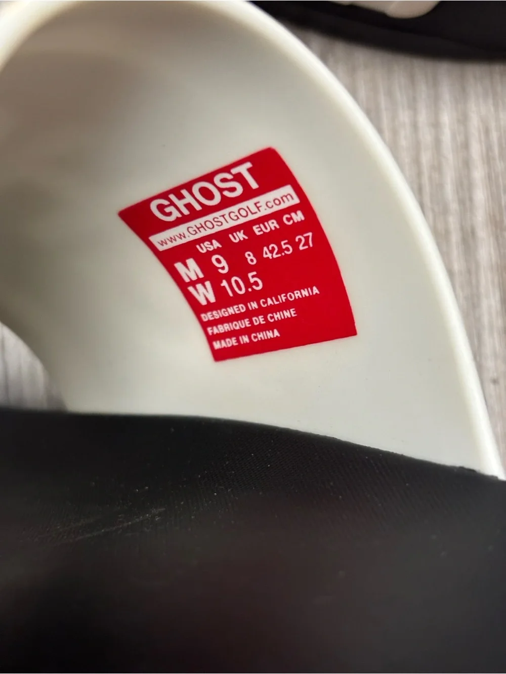 GHOST Golf Embossed Slide Sandals